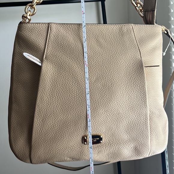 **sold elsewhere** NWT Michael Kors Convertible Strap Tan Leather Shoulder Bag - Picture 16 of 17